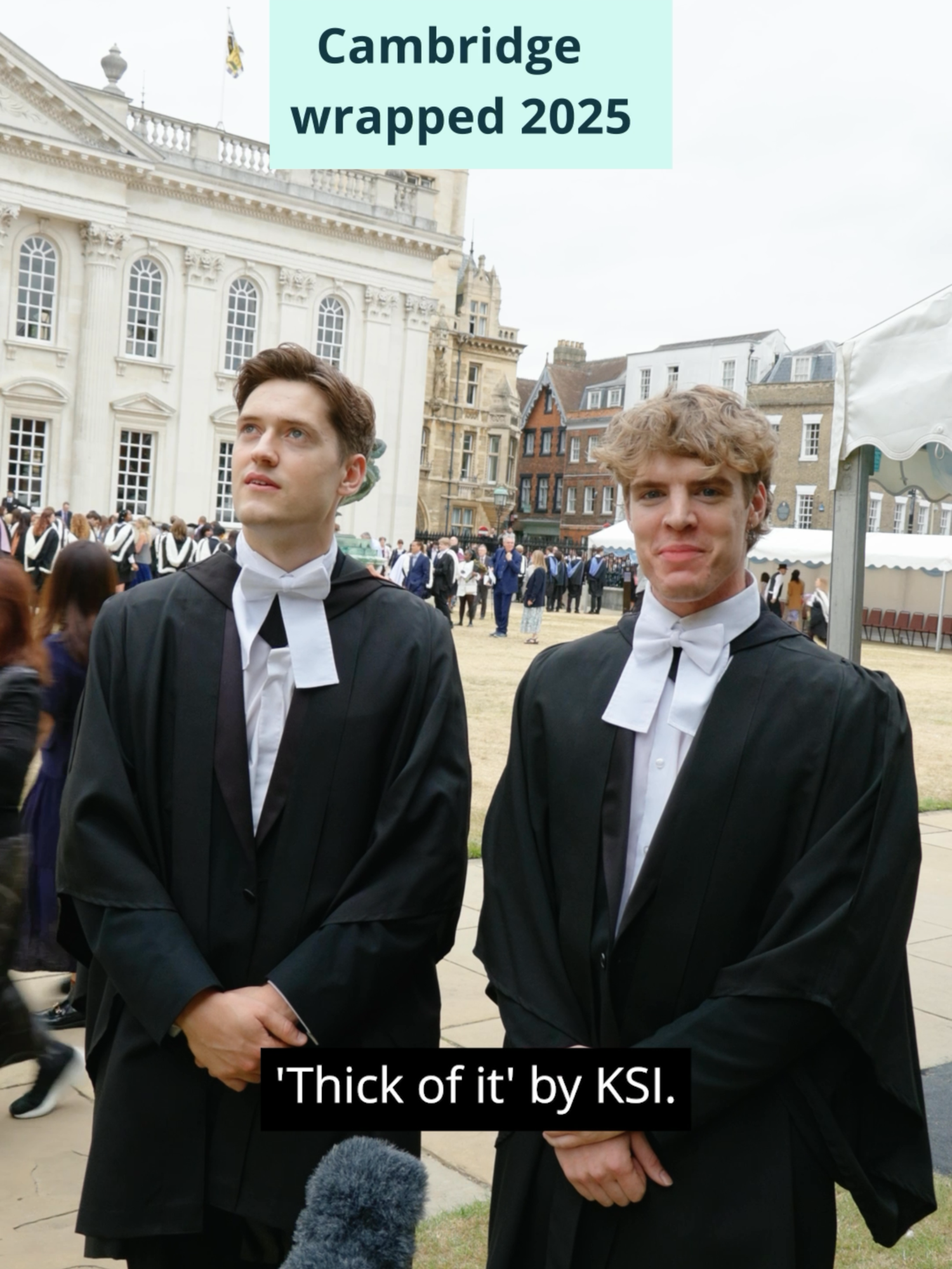 Enjoying Spotify Wrapped 2025? We don't have that level of data for our students but we did ask a few of our graduates about the songs that defined their time at Cambridge. @ksi you made their playlist! #Cambridge #GoingToCambridge #Wrapped2025 #SpotifyWrapped #KSI