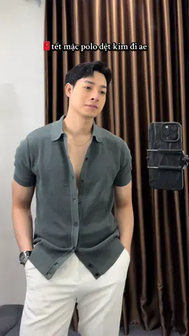 thêm một mẫu polo dệt kim xứng đáng để diện tết #tupolice 