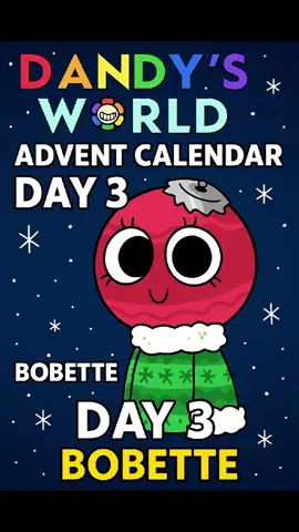 Dandy's World Advent Calendar Day 3 Bobette #roblox #robloxshorts #dandysworld #robloxgames #robloxchristmas 