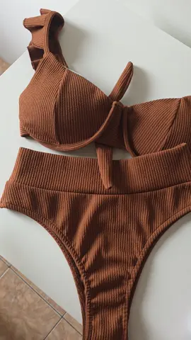 O biquini de cós alto que vai disfarçar sua barriguinha nesse verao 2026, adquira o seu no link do tiktok shop ⚠️ #biquini #verao 