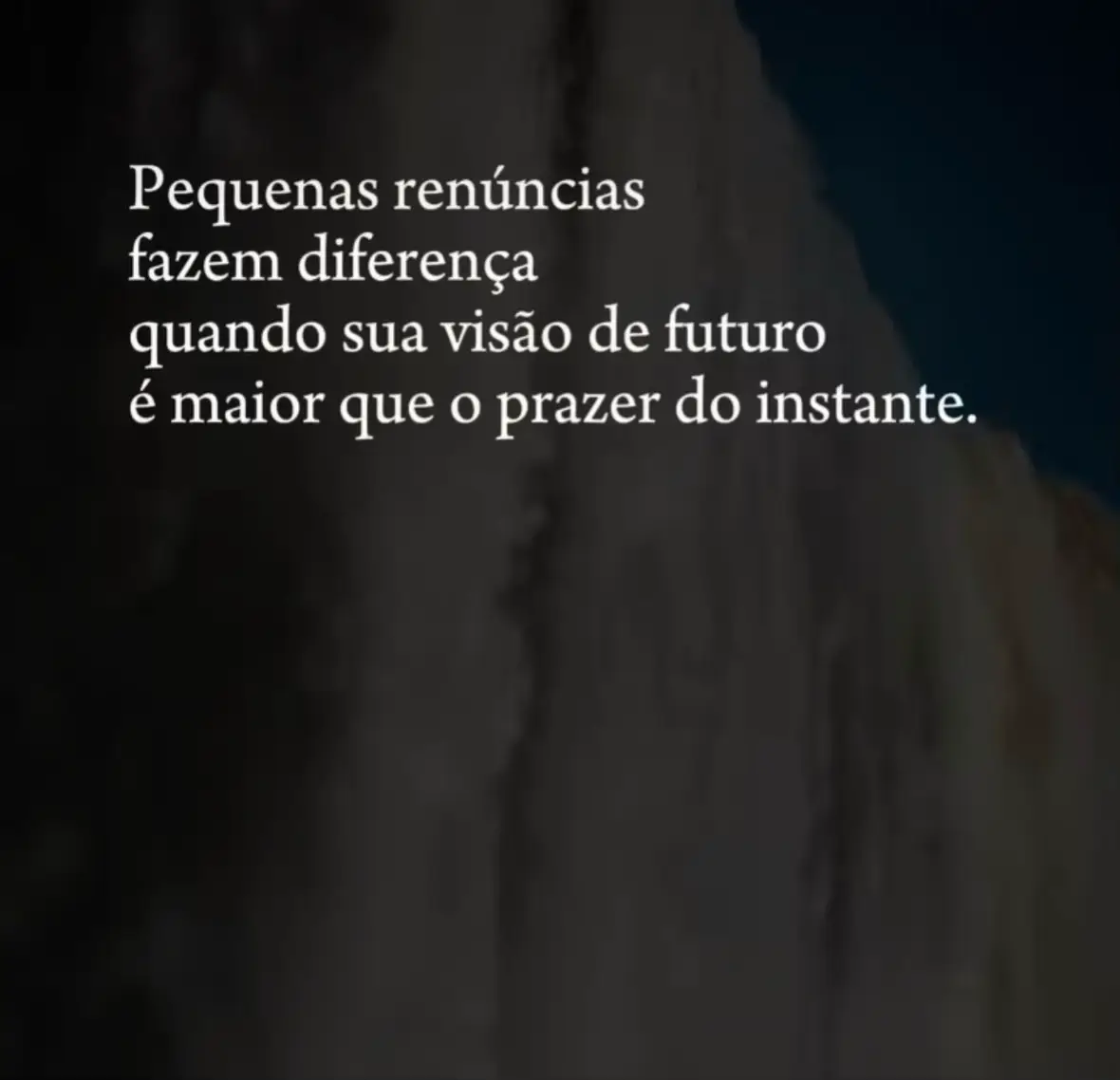 Pense sempre 05 ou 10 anos a frente. Construa o seu legado.