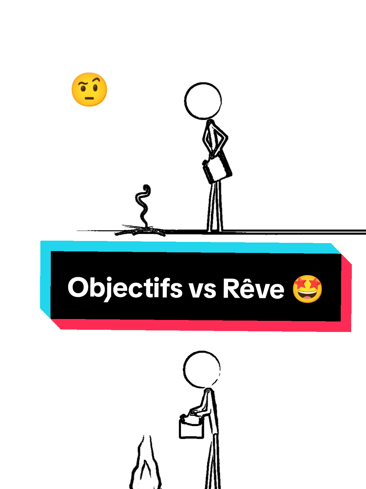 Quand on a un rêve on voit la chose très loin de soi on a des peurs des doutes mais une fois on considère la chose comme un objectif on se donne à fond pour l'atteindre et Changer sa vie. #motivation #pourtoi #travail #Rêve #objectif 