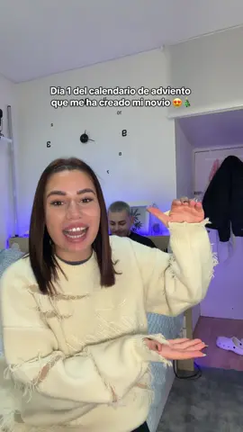 Día 1 del calendario de adviento que me ha creado mi novioooo😍😍😍🎄🎄🎄 #parati #albaytoni #albatoni #sieetee_ #navidad 