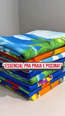 Perfeita para levar na praia, na piscina ou na viagem! 💦 Super leve, estampa linda e tamanho ideal para toda a família. Um achadinho que vale cada centavo! #toalhadepraia #toalhapiscina #achadinhosshopee #shopeebrasil #verao2025