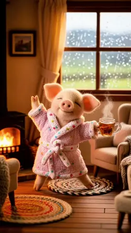 This Tiny Piglet’s Spa Day Will Melt Your Stress Away 🐷💛 Life gets busy… but this little felted piglet knows the power of slowing down. Let this rainy-day spa moment give you the soft, cozy break you deserve. Thank you for watching my little story! 💛 cute piglet, cozy vibes, relaxing video, spa day aesthetic, wholesome short, needle felted art, stress relief video, cozy shorts, soft aesthetic, relaxing animals, cute animation, self care reminder, rainy day