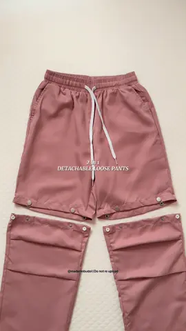 #detachablepants #detachable #convertiblepants #loosepants #unisex 