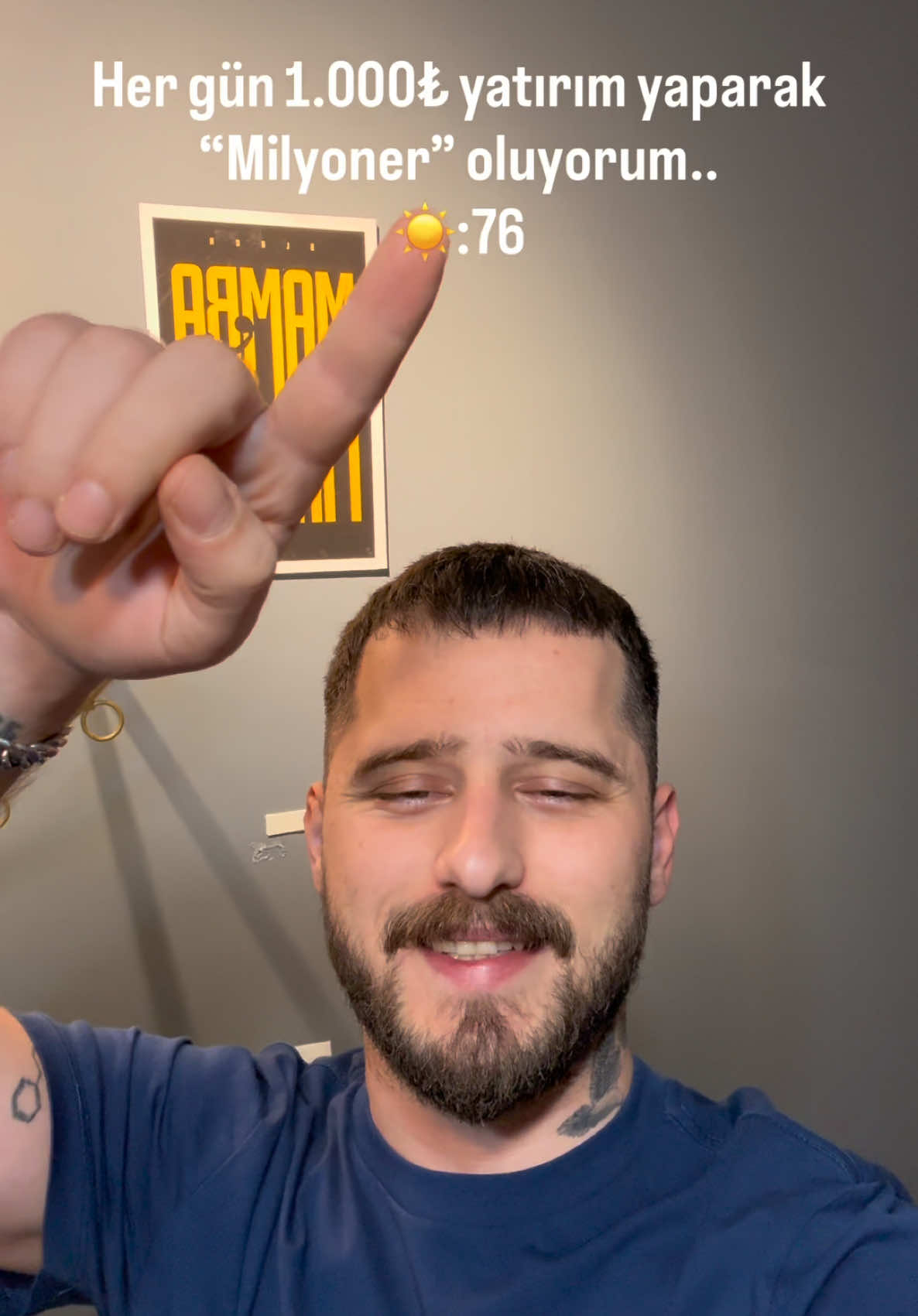 ☀️:76 | Her gün 1.000₺ yatırım yaparak “Milyoner” oluyorum.. • • #yatırım #borsa #altın #nasdaq 