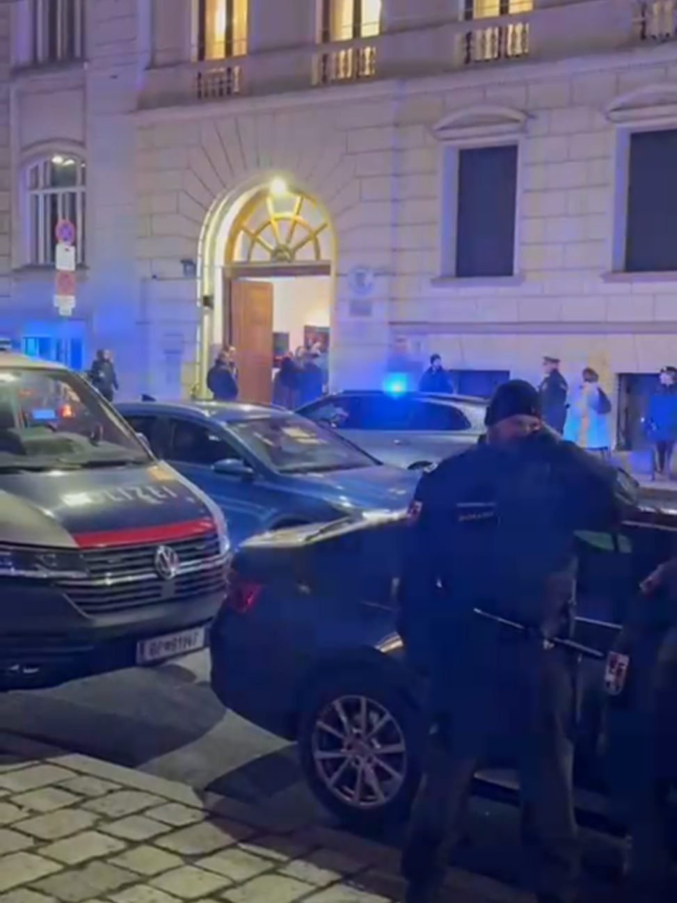 LA VIENA ILIE SĂRĂCIE VINE ÎN COLOANĂ DE 20 DE LIMUZINE, AMBASADA MOBILIZEAZĂ 20 DE MAȘINI DE POLIȚIE. De ce fugiți de români? #demisa #ipocritilor #vienna #ambasada #patriotaur 