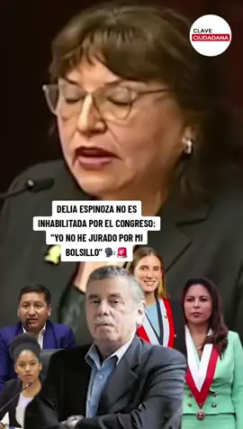 El Congreso quedó mudo. La fiscal suspendida Delia Espinoza, señaló que no hay argumento para su inhabilitación y cuestionó la actitud de los congresistas. #delia #congresodelperu #corrupcionperú #politicatiktok #comentaycomparte 