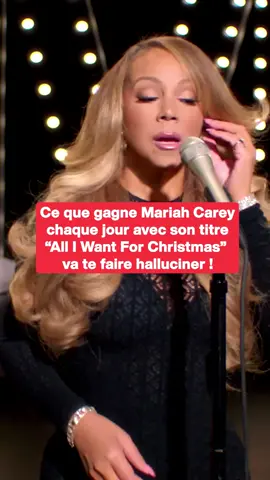 Ce que gagne Mariah Carey chaque jour avec son titre “All I Want For Christmas” va te faire halluciner ! #noel #christmas #mariahcarey #fortune #business