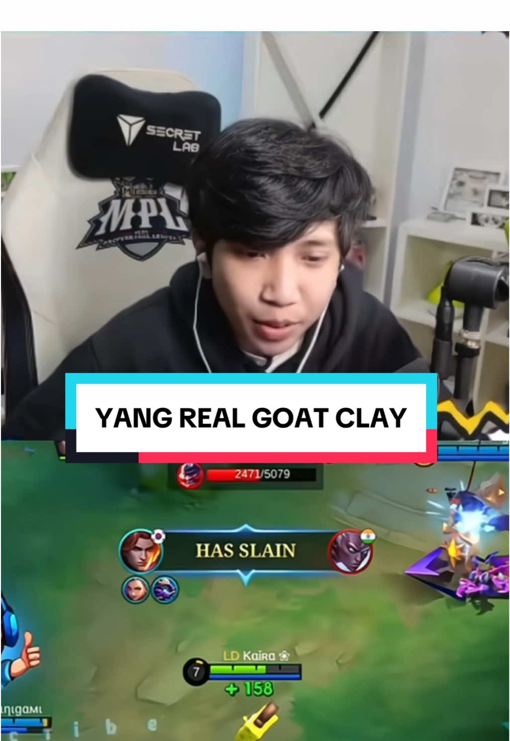 Tanggapan king clayy tentang Lemon bilang faker bukan goat😱 #clay #lemon #MLBBXSpongeBob #MLBBFriendFest #MLBB 