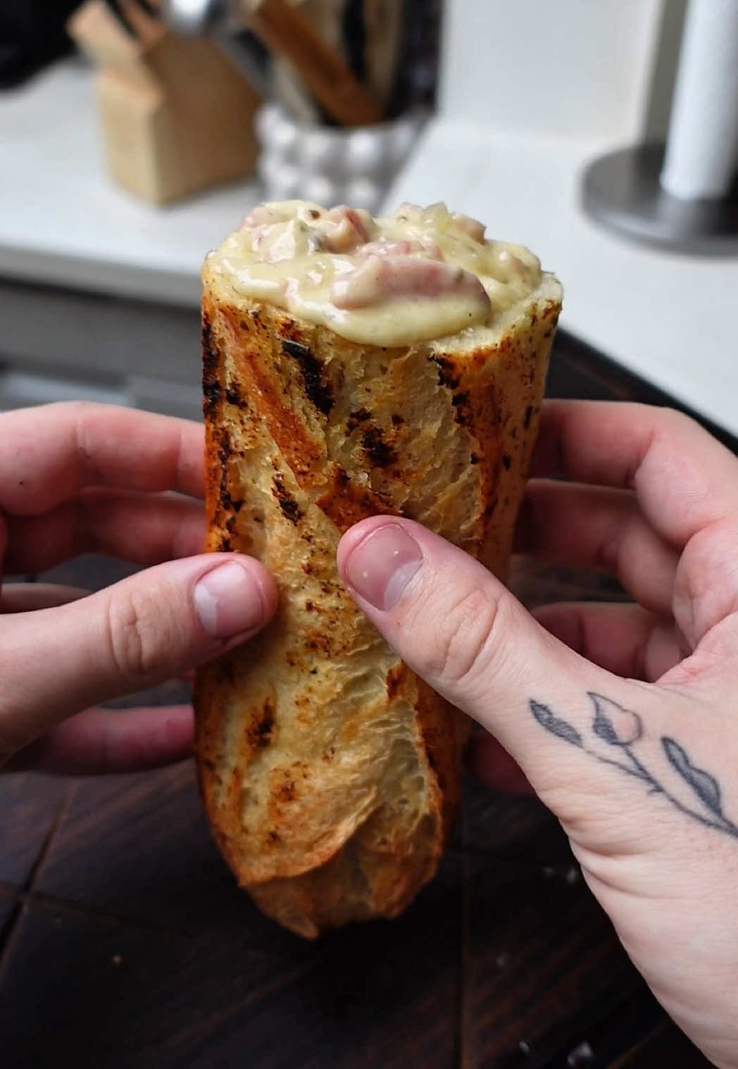 La Baguette Raclette du Marché de Noël ! 🎄🤤 #recettenoel #recetterapide #recettefacile #cuisinerapide