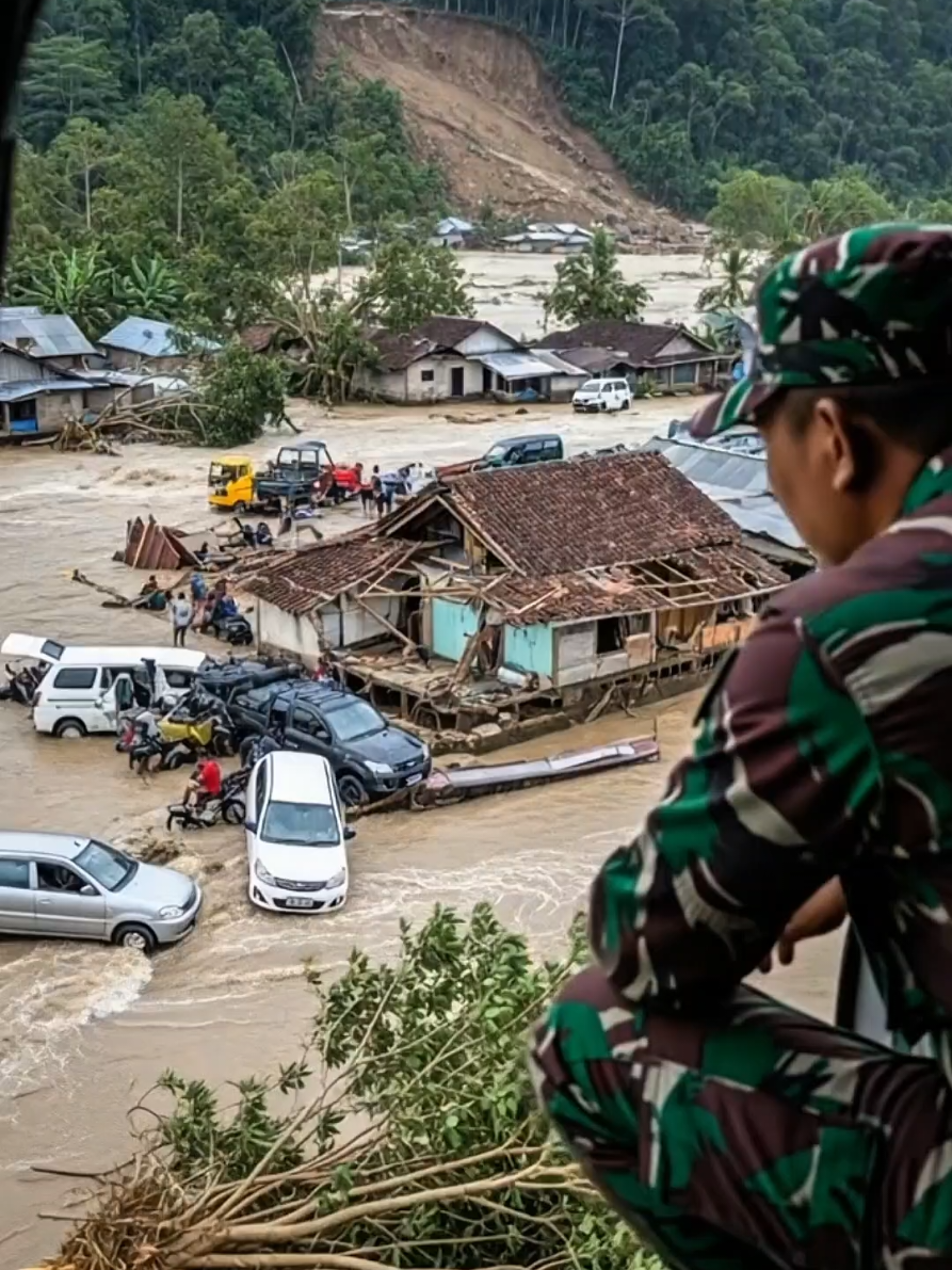 VIRAL Bencana sumatera barat hari ini😱 #tni #sumaterabarat #viral #foryou  #fyp 