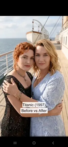 #Titanic 1997 ( Before & After) #titanic