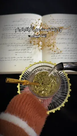 وكأنما لا شيء بي  وبي ألف شيء لا يقال.. #العشق_الاخضر💚🧉 #متة_تايم #🏹S  #عملولي_أعادة_نشر #fypシ゚ 