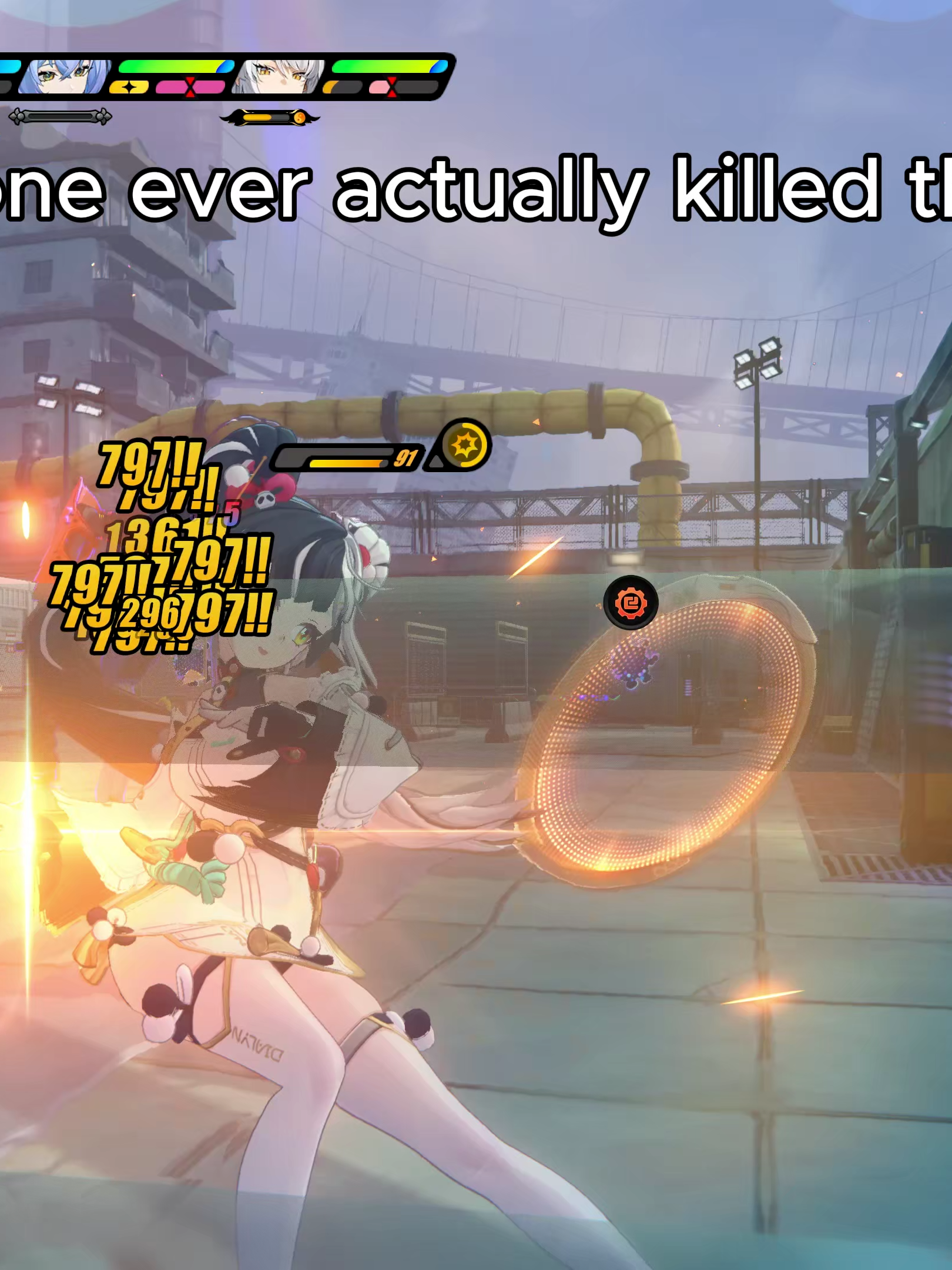 It took me 2 hours to do this... When I saw that the hp bar was moving I was committed. #zzz #zenlesszonezero #fyp