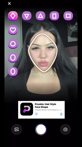 Sincer acum chiar colaborez cu @prookieapp însă eu chiar așa mi-am descoperit face shape ul 🥰🙈 #faceshape #prookie 