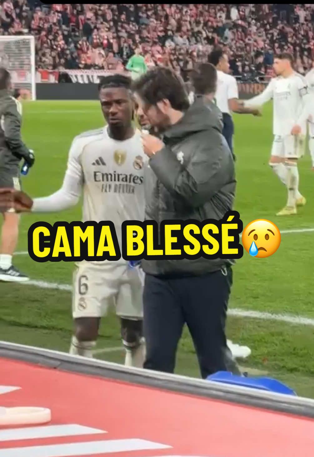 QUI NOUS A MAUDIT ??🤬 #football #halamadrid #madridista #camavinga 