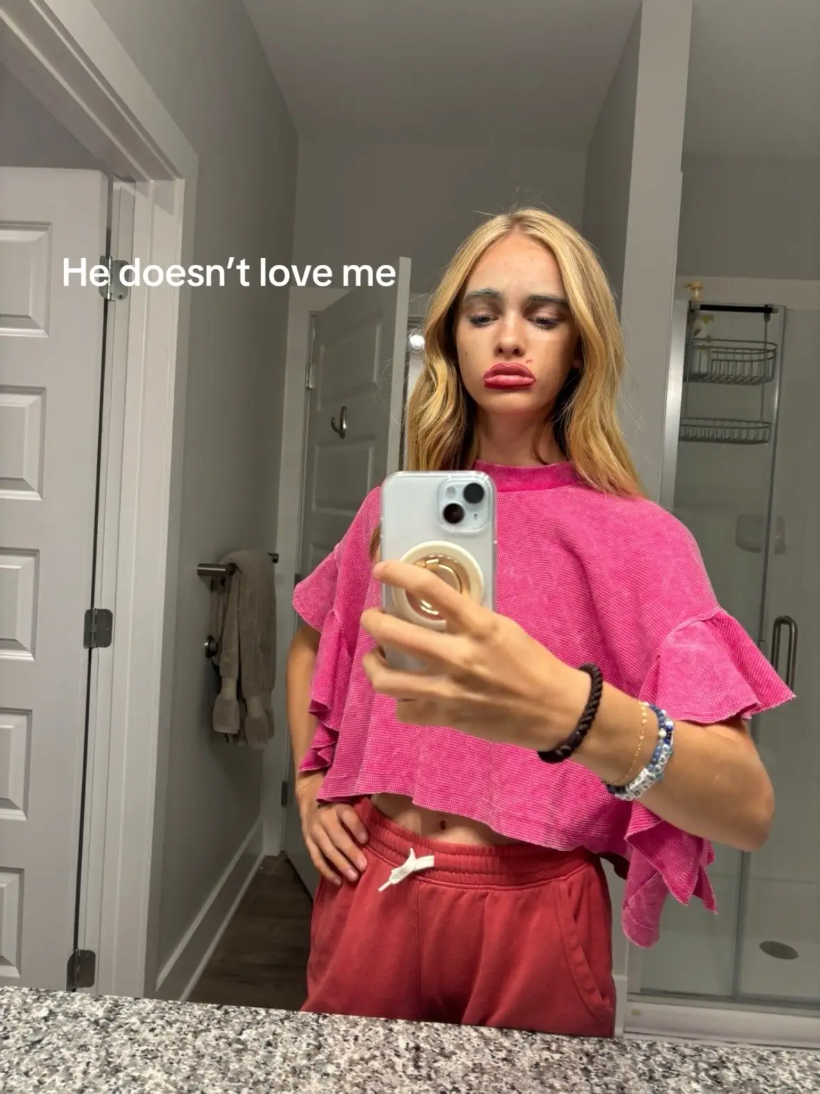 quite cringe but I had to participate #GlowUp #cringe #grewup #fyp #dualipa 