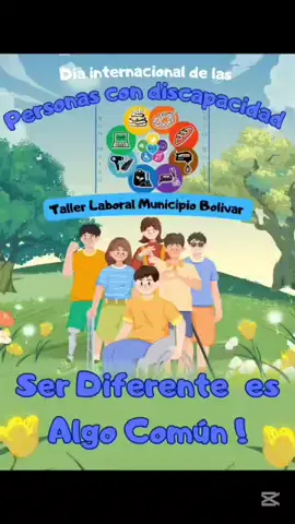 juntos somos más ...únete a nosotros .y veamos el mundo mejor ..taller de educación laboral .municipio Bolívar .