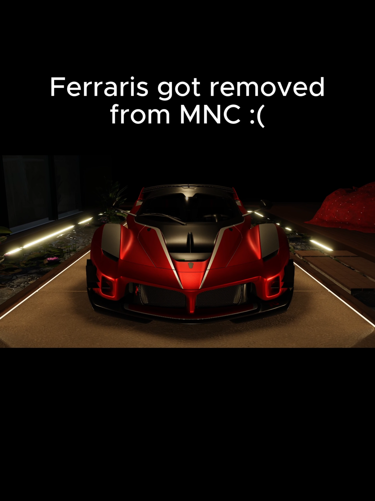 Say goodbye to #ferrari #midnightchasersroblox #drivingempire #assetocorsa #carmeet #update #midnightracingtokyo #removed