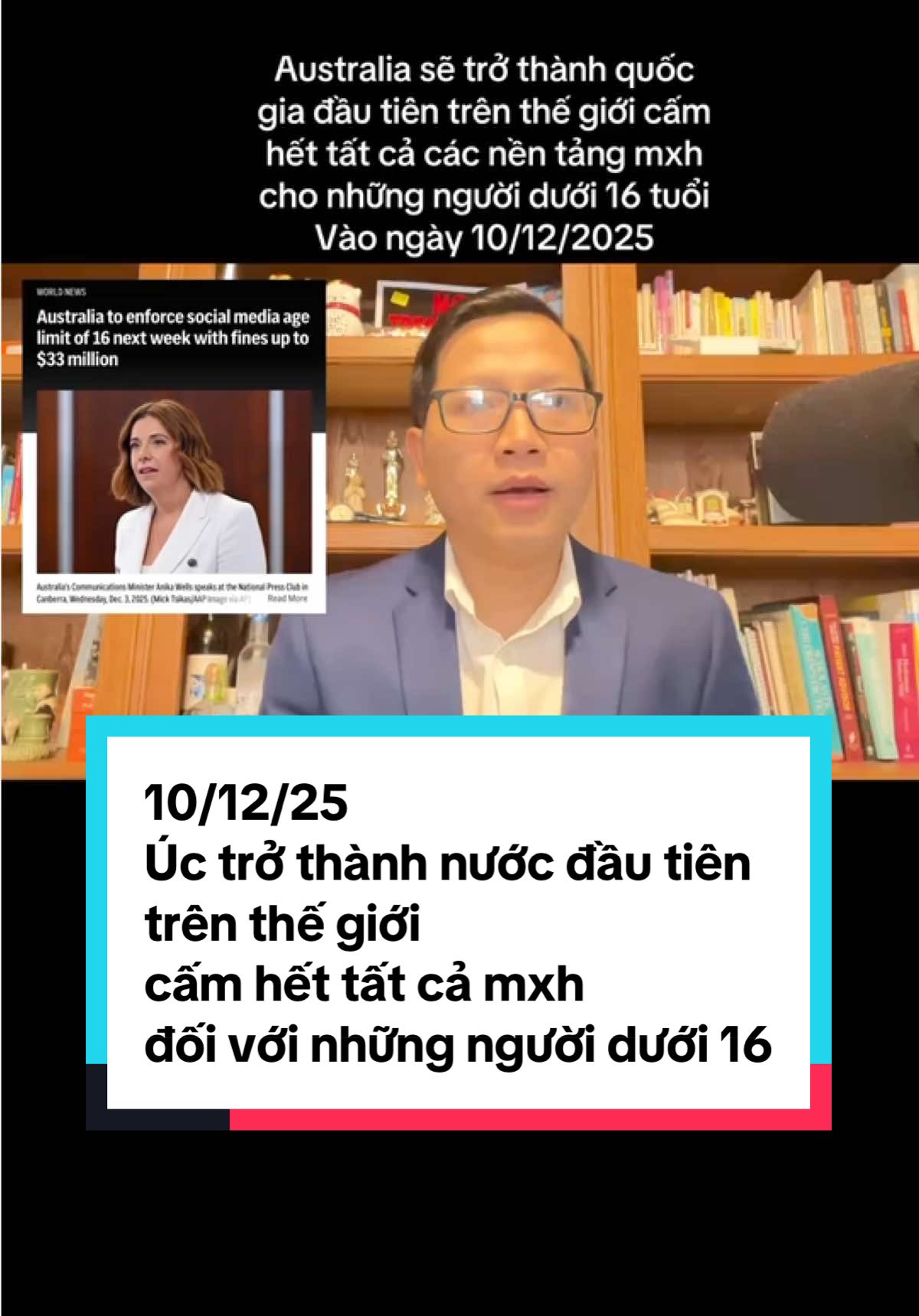 Australia là quốc gia đầu tiên trên thế giới cấm hết mxh đối với những người dưới 16 tuổi