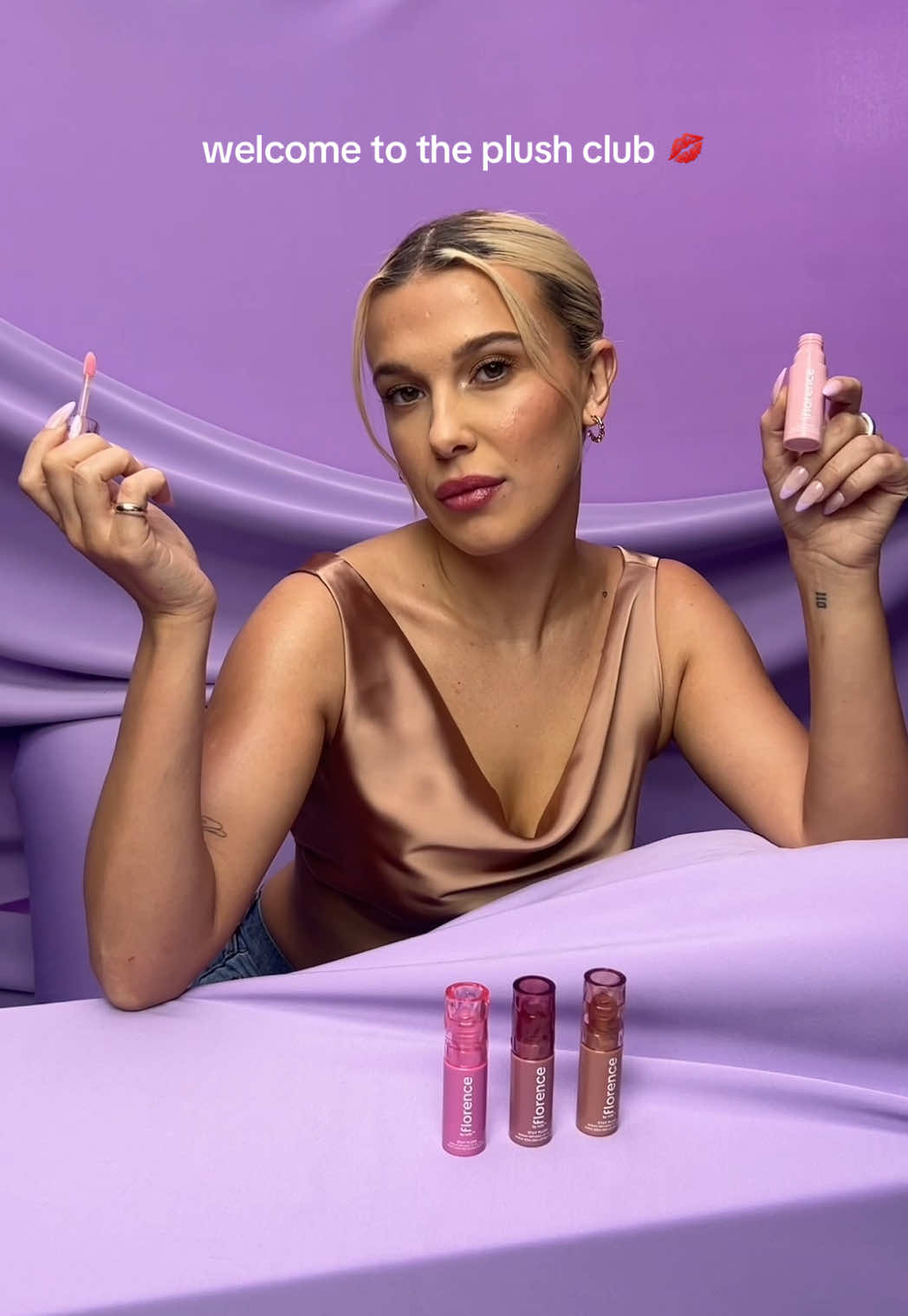 that's what we call the plush effect 🤭 xo #florencebymills #milliebobbybrown 