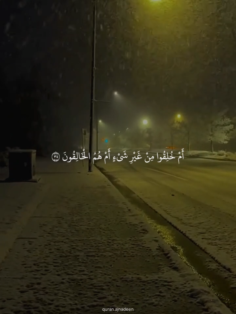 (ام خلقوا من غير شيء ام هم الخالقون) #محمد_اللحيدان #قران_كريم #قران #quran_alkarim #quran 