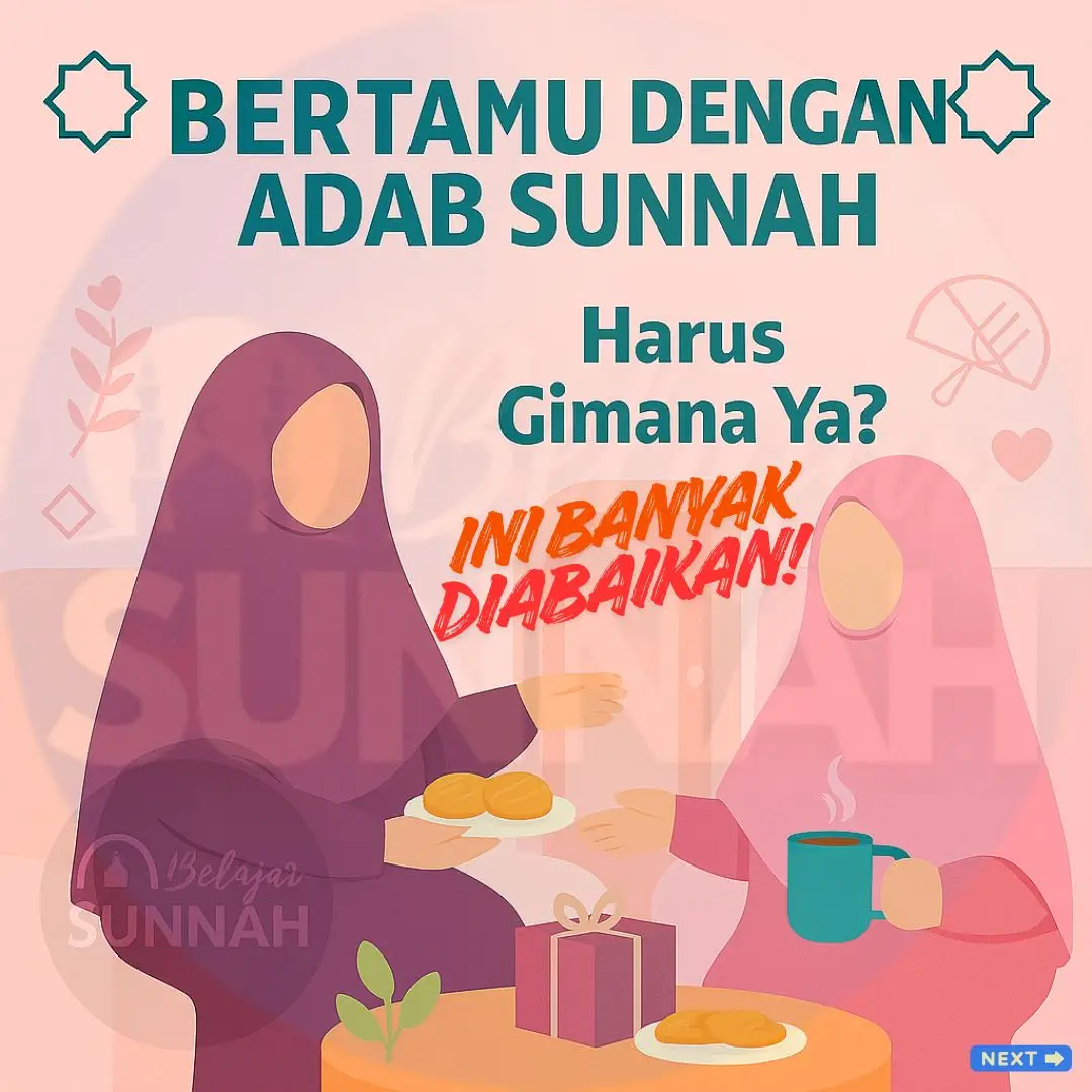 Kadang kita rajin ikut kajian, shalat tepat waktu, hafal dalil… tapi adab bertamu saja masih sering kita langgar tanpa sadar. Padahal para ulama selalu mengingatkan: ✨ Akhlak itu sebelum ilmu. ✨ Adab itu sebelum masuk. ✨ Salam itu sebelum langkah. Bertamu bukan sekadar “main ke rumah orang”, tapi ibadah yang bisa jadi pahala… atau berubah jadi dosa kalau adabnya dilanggar. Semoga Allah mudahkan kita memperbaiki adab kecil yang pahalanya besar. 🤲🌿 #AdabSunnah #BelajarAkhlak #DakwahHarokahHikmah #MuslimDaily #bertamudenganadab 