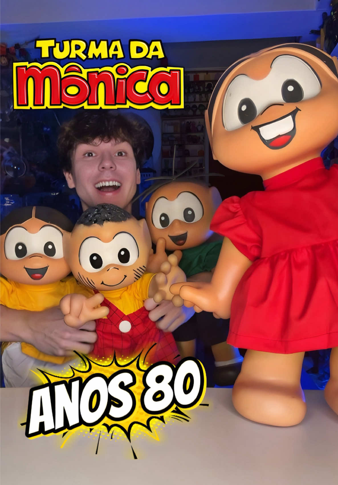 TURMA DA MÔNICA BONECOS GIGANTES DA MIMO ANOS 80! #nostalgia #anos80 #mimo #turmadamonica #petertoys