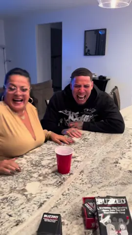 NEVER PLAYING THIS GAME WITH MY MOM AGAIN! Watch til the end! 😭😭😭 Link in bio! @Relatable #Buzzed 