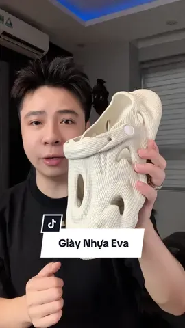 Giày nhựa eva nhẹ chống thấm giá siêu tốt luôn anh em #giaydep #hieusachieu #tiktokshop 