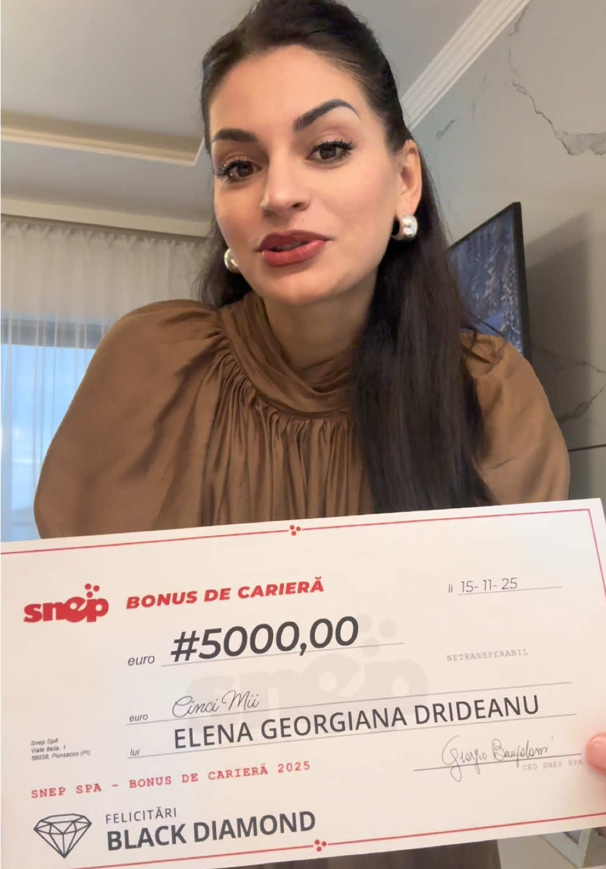 Mulțumesc SNEP, pentru acest bonus de avansare în carieră 🏆🤝