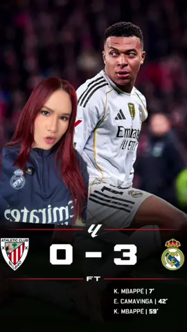 Partidazo del Madrid y +3!🤍💪🏻🔥 #realmadrid #athleticbilbao #laliga #mbappe 