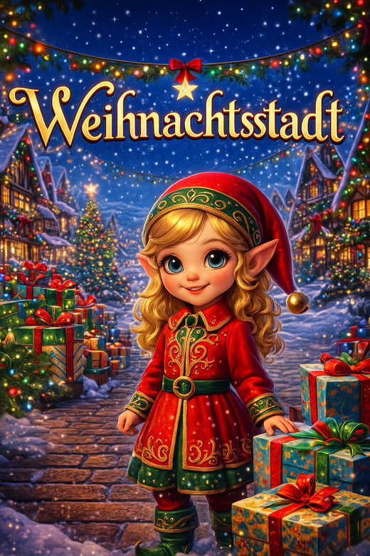 Willkommen in der Weihnachtsstadt ✨🎄 Wo Wünsche leuchten und Träume wahr werden.  #kinderlieder #weihnachtslieder #FayneMusik #Weihnachten #Magie