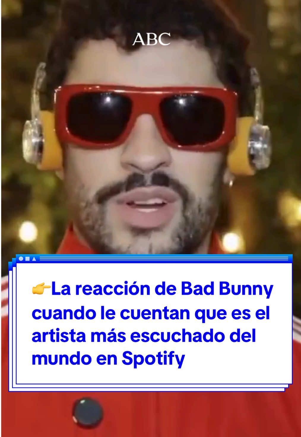 🗣️ «Gracias, ustedes me dieron esto». Bad Bunny ha expresado su agradecimiento a sus fans en todo el mundo tras convertirse en el artista más escuchado en 2025 en Spotify. 💍 Además, la plataforma de música le ha hecho entrega de su cuarto anillo, ante lo que el puertorriqueño ha comentado: «Es algo significativo porque es real, es la gente que escucha mi música todos los días y se siente lindo». #BadBunny #Spotify #anillo #ring #música  