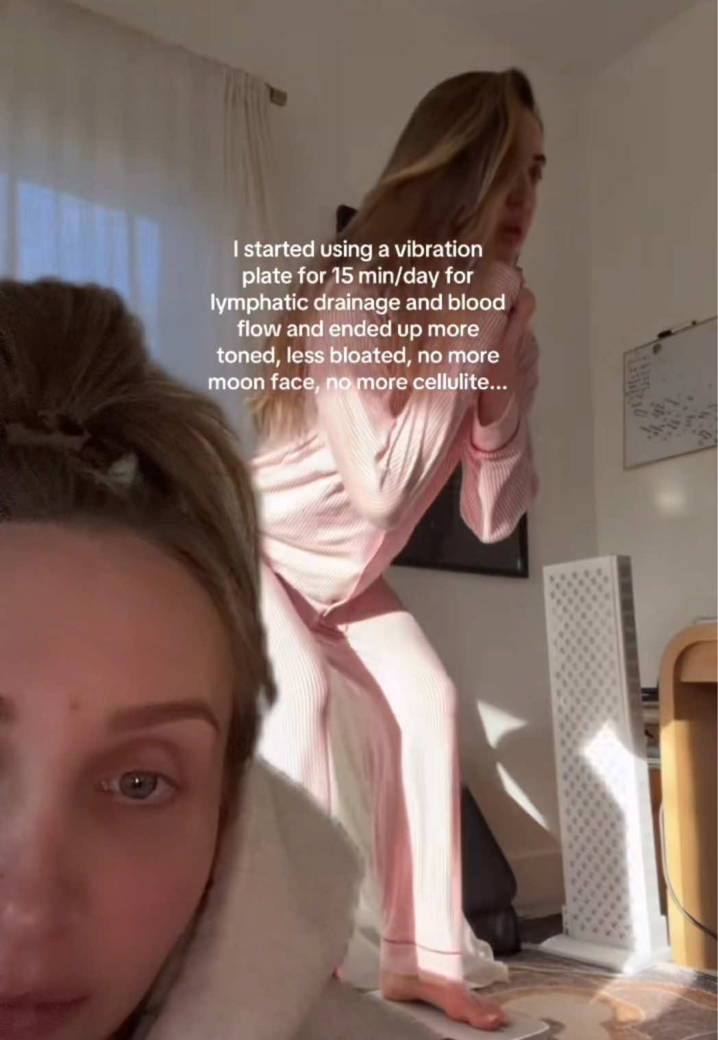 SAY LESS PAIGE. Duet @Chelcie May #gigglysquad #vibrationplate #constipation #digestion #relatable 