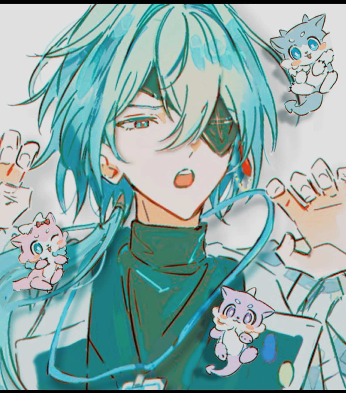 look at my professor dawg…….. 　 　 　 　 art rhm_ooo, elodeas cc x091305 #anaxa #anaxagoras #anaxahonkaistarrail #HonkaiStarRail #hsredit 