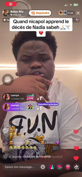 VAS EN PAIX NADIA 🙏🏻🤍❤️‍🩹. #deces #triste #cotedivoire🇨🇮 #nicapol 