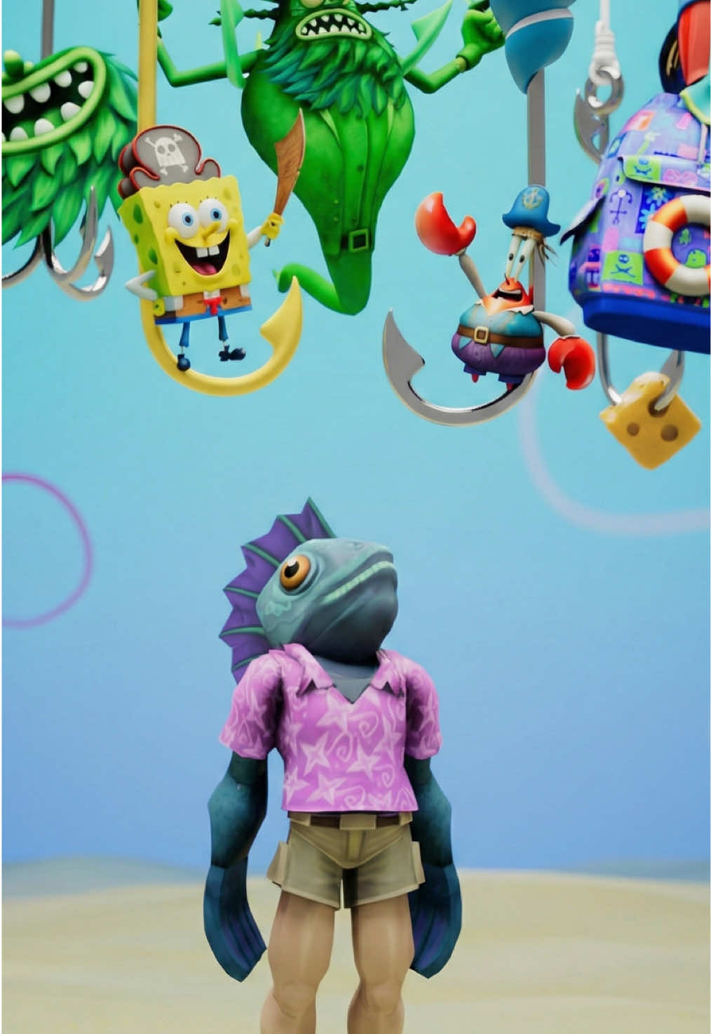 Get hooked on the new #SpongeBobMovie items, now available with a Roblox Gift Card via Amazon 🎣