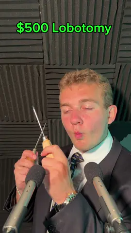 ASMR first time giving you a lobotomy #asmr 