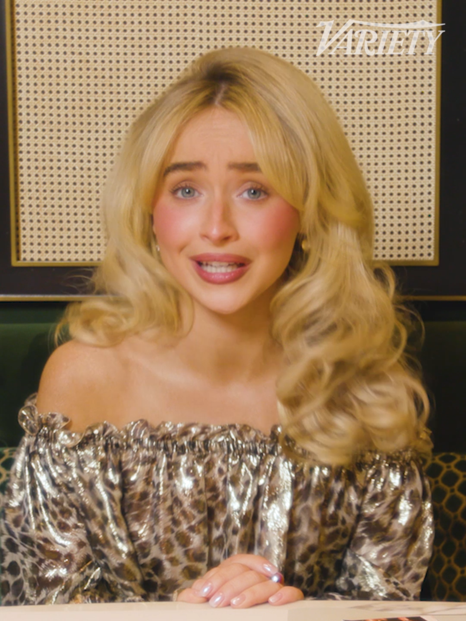 #SabrinaCarpenter talks about all the covers she performs on the “Short n’ Sweet Tour” and reveals that if she could, she’d be an ABBA cover band on the side.