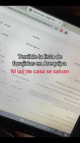 No se salva ninguna 😜 #infieles #aqp #excel #lista #arequipa_peru🇵🇪 