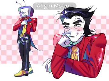 Spamtenna my beloved 😭😭 Alight motion hates me guys… #animation #digitalart #deltarune #trend #spamton 