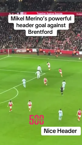 Mikel Merino’s powerful header goal against Brentford. Arsenal vs Brentford premier league match day live #arsenal #brentford #PremierLeague #viral #fyp Arsenal goals against Brentford today now trending fyp foryou football viral post goviral Arsenal vs Brentford today live 