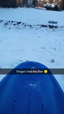 #sledding #filter #snow 