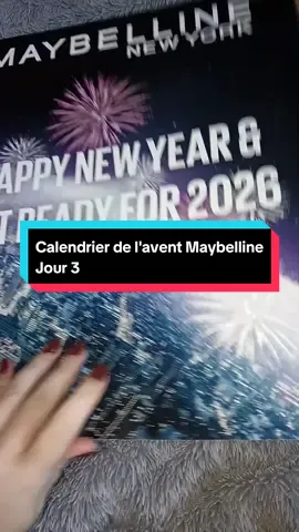 #calendrierdelavent #adventcalendar #maybelline #christmas 
