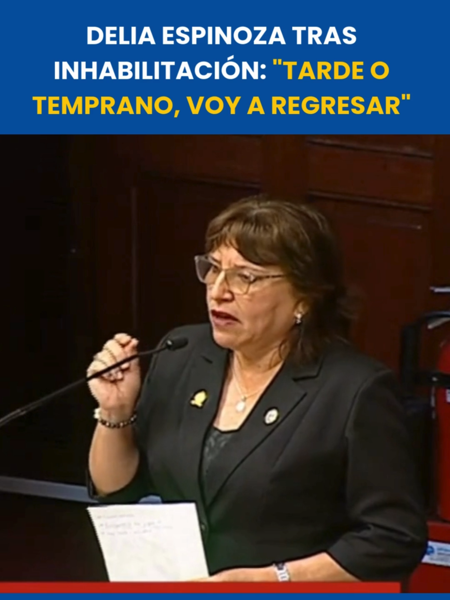 El Pleno del Congreso logró inhabilitar a la exfical de la Nación, Delia Espinoza con 71 a favor, 19 en contra y 3 abtenciones. ¿Qué dijo ella? Más información en peru21.pe #deliaespinoza #inhabilitacion #congreso #fiscaldelanacion