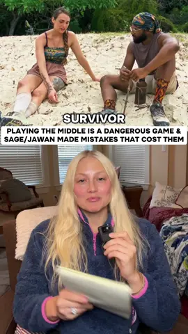 Flipped on Nate & then took too long to make the move against the big dogs. Playing middle is not easy and def has an expiration date 😬😭 #survivor 