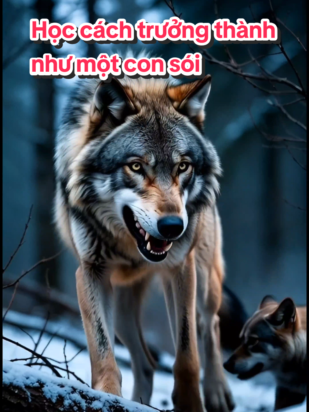 Học cách trưởng thành như một con sói. #chamngoncuocsong #conhanday #chamngon #nhanminhtri 